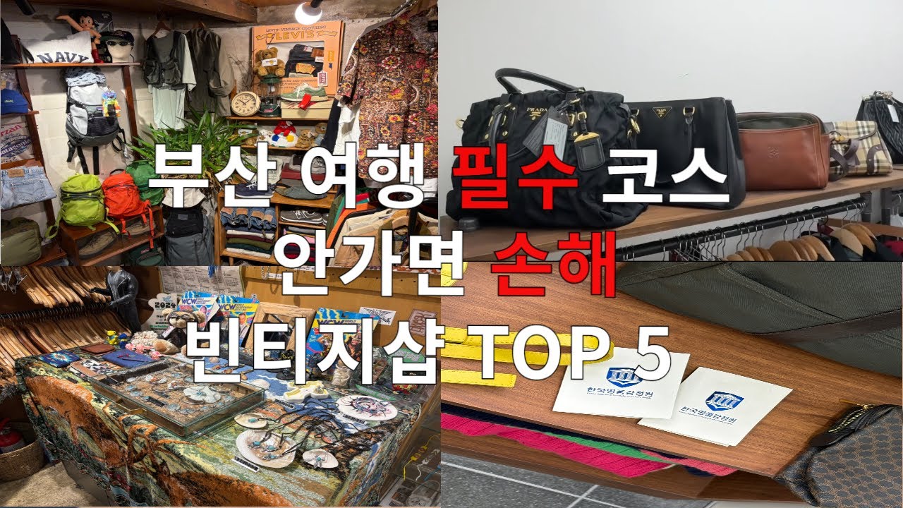 빈티지샵 사장 피셜 무조건 가야되는 부산 빈티지샵