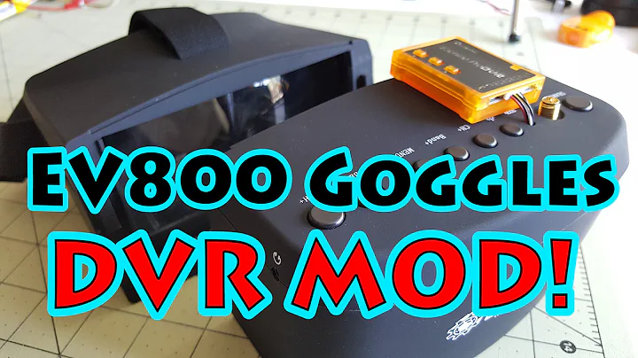 Eachine EV800 Goggles DVR Mod 🛠✔👍🙄