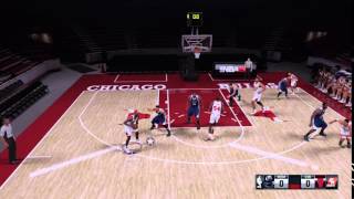 NBA 2K16 Triangle Offense Dynamic Decision Making: Reverse 3