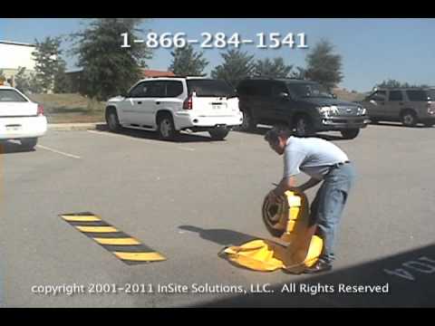 Temporary Speed Bumps by Stop-Painting - YouTube