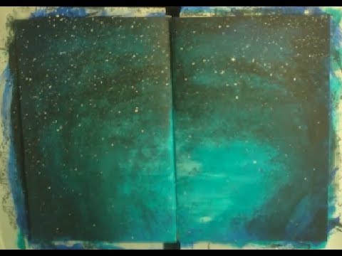 Acrylic Painting Background Starry Sky - YouTube