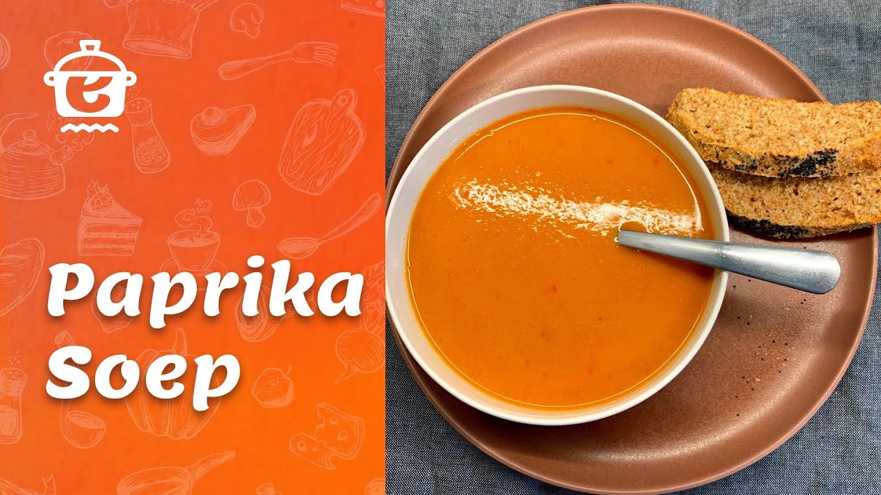 Hoe maak je (vegan) Paprika soep - Aan de Kook #43