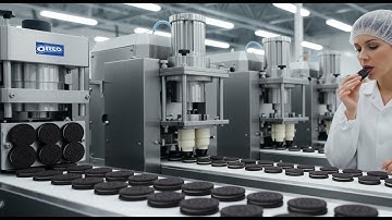 Inside the Oreo Factory 🍪 How Millions of Iconic Cookies Are Made Every Day!