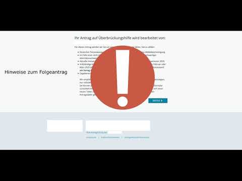 Erklärvideo zum Antrag auf Überbrückungshilfe (Teil 2)