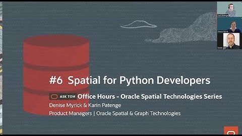 Spatial for Python developers