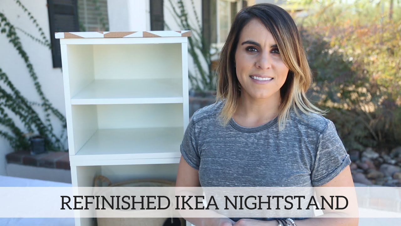 Refinished Ikea Nightstand Home Decor DIY YouTube