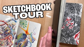 HUGE Sketchbook Tour! (7+ Years) | how has my art style has evolved?