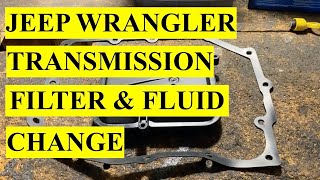 Automatic Transmission Filter and Fluid Change on Jeep Wrangler 3.8L 2007-2011