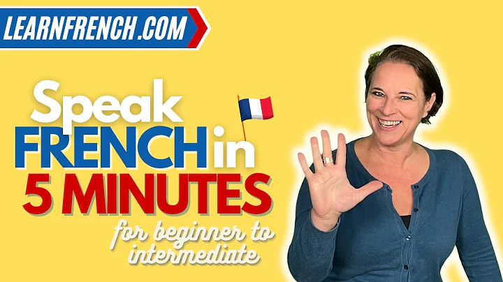 Learn to speak French in 5 minutes - a dialogue for beginner to intermediate level!