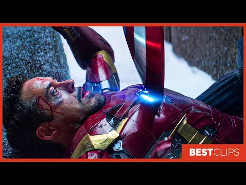 Iron Man vs Captain America - Final Fight Scene | Captain America Civil War (2016) Movie CLIP 4K