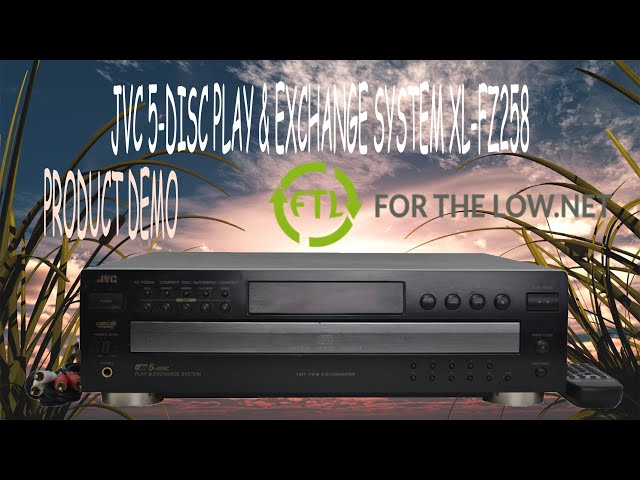 JVC XL-FZ258BK 5 DISC CD COMPACT DISC AUTOMATIC CHANGER PRODUCT