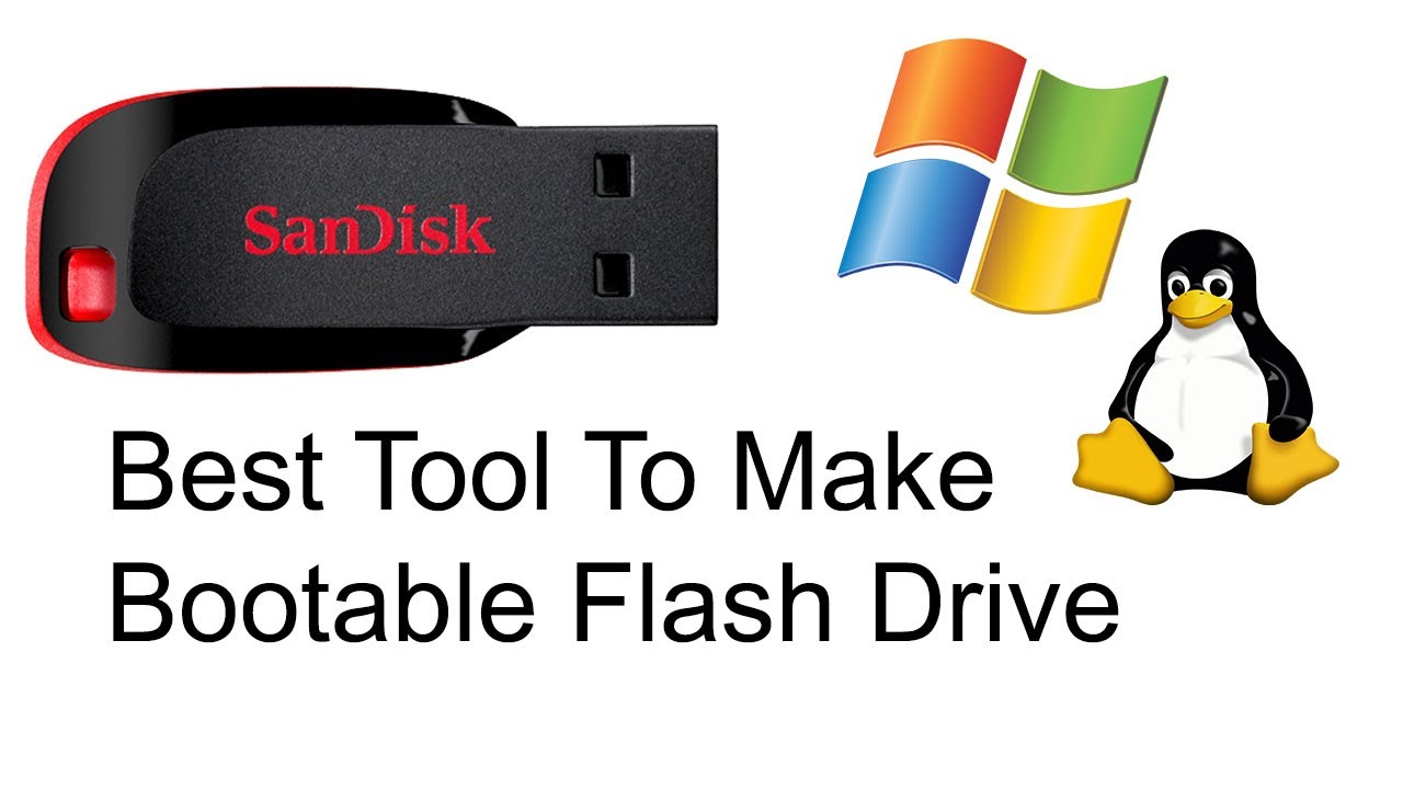 Best tool to make bootable USB flash drive - YouTube