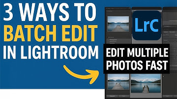 Batch Editing in Lightroom Classic | Edit Multiple Photos Fast (4 Min Tutorial)