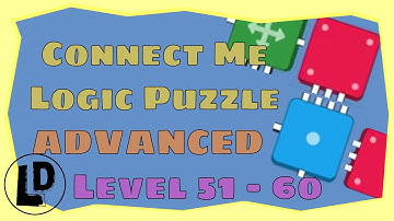 Connect Me - Logic Puzzle Advanced Level 51 - 60 Solution