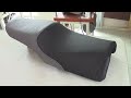 Motorcycle Seat in Leather - Part 2  Automotive upholstery