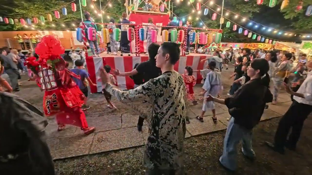 「ダンシング・ヒーロー」（荻野目洋子）　2025年萩中神社盆踊り23終　東京都大田区