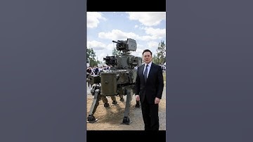 Elon Musk Unveils War Optimus – Armed 4 Legged Robot for the U.S.Military #elonmusk #usmilitary #ai