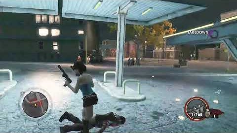 Saints Row 3 Jill Valentine 💝 vs zombies pt 4