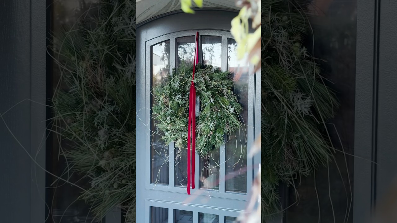 DIY - TÜRKRANZ winterlich & wunderschön!✨🌲So einfach geht’s!👍🏻 