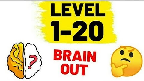 Brain out level (1 to 20) walkthrough