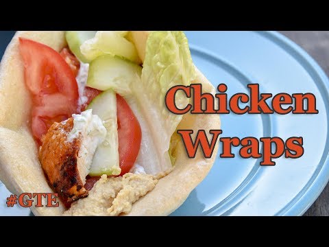Grilled Chicken Wrap on the Kettle