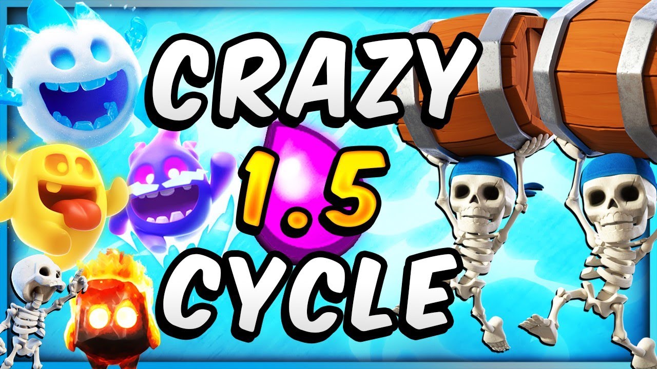 1.5 ELIXIR! CHEAPEST CLASH ROYALE DECK!