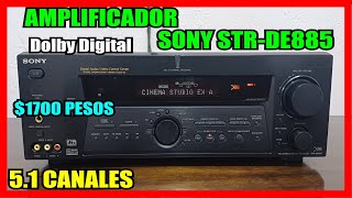 Amplificador SONY STR-DE885 5.1 CANALES (vídeo de funcionamiento para su venta)