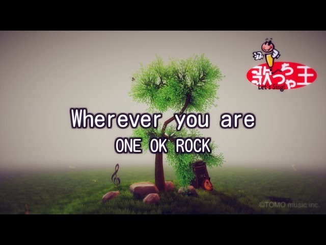 【カラオケ】Wherever you are / ONE OK ROCK class=