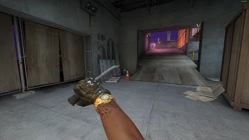 M9 Bayonet Vanilla + Bloodhound Gloves Bronzed Field Tested