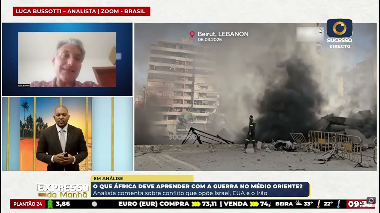 MOÇAMBIQUE DEVE MANTER NEUTRALIDADE NO CONFLITO ENTRE ISRAEL, EUA E IRÃO, DEFENDE BUSSOTTI