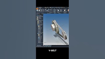 V-Belt #mechanicalengineer #design #cad #wfh #inventor #engineering #yt #shorts #short
