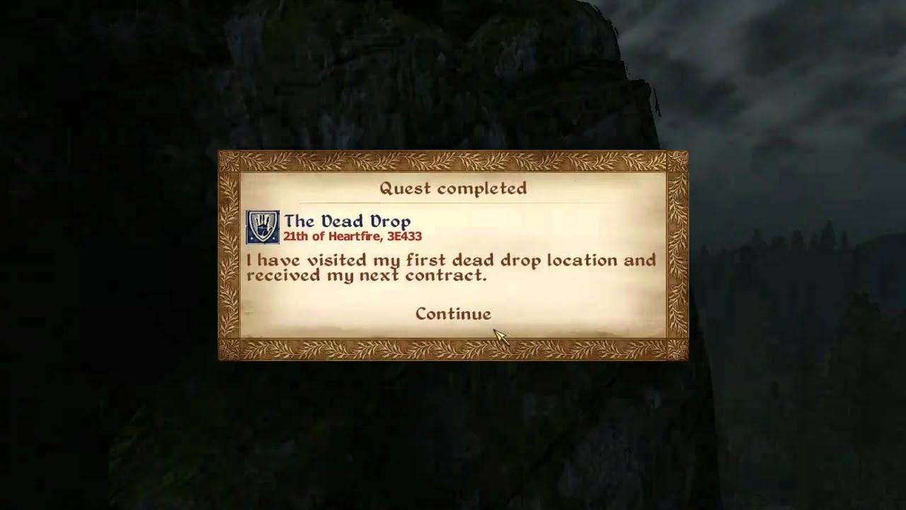 Oblivion Playthrough Episode 56 Dead Drop 1 YouTube
