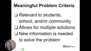 Module 2 Meaningful Problem Criteria   Google Slides