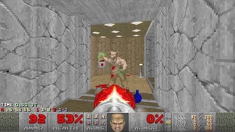 DOOM: Zone400 UV-Fast in 1m33s (Fast Monsters)