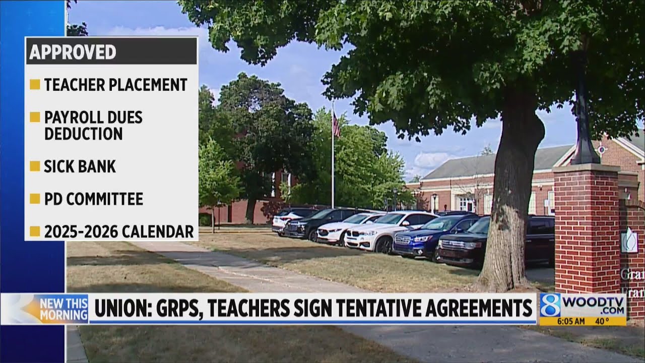 Grand Rapids Public Schools, teachers sign tentative agreements, union says