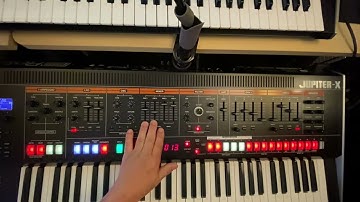 Roland Jupiter X, Basic operation & Quick start.