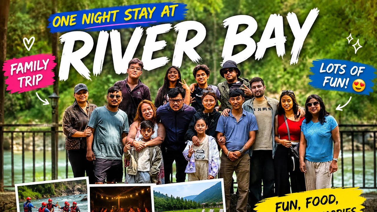 Sukute Resort Vlog | River bay resort | One Night Family Trip Full Fun 😍