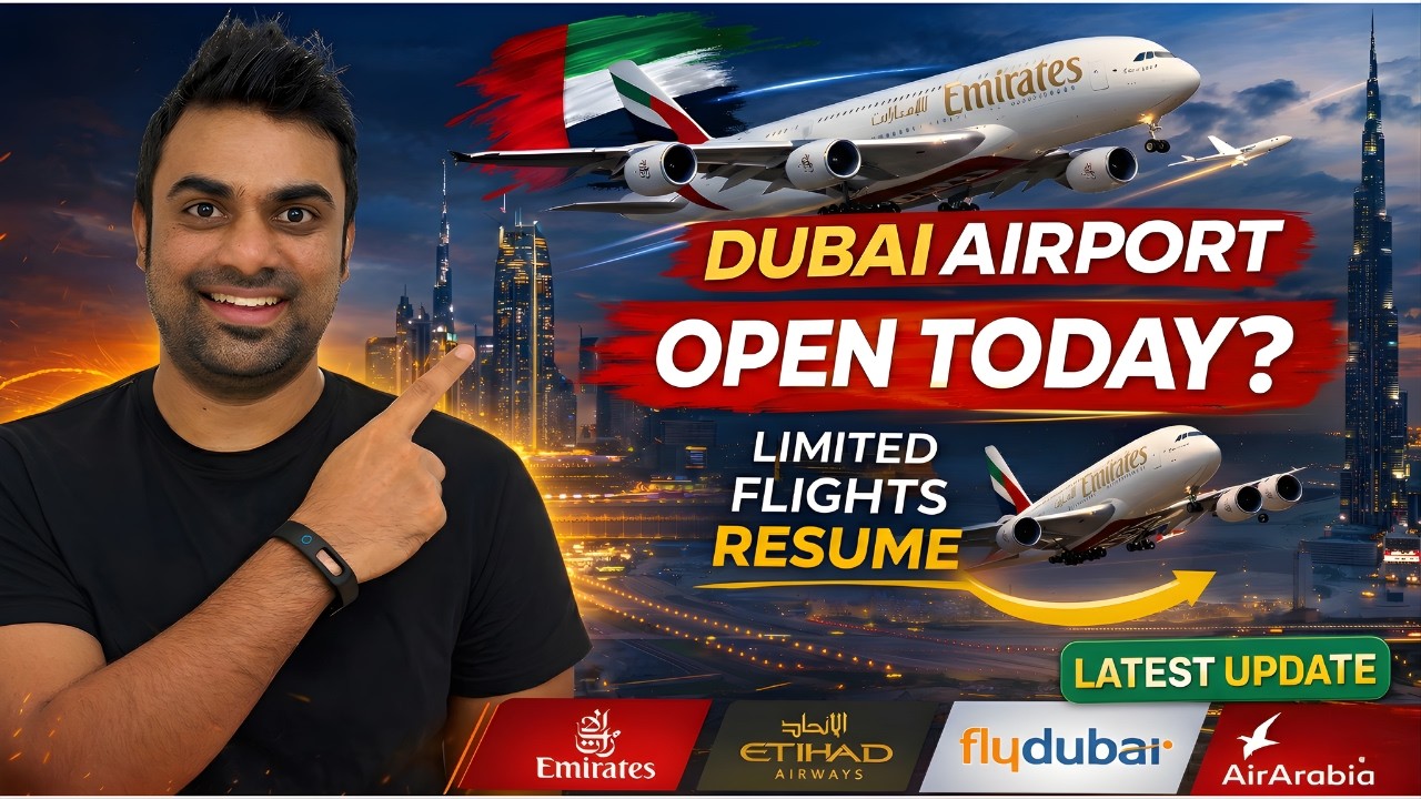 Срочная новость: Аэропорт Дубая сегодня открыт? Важное обновление для путешественников || 4 марта...