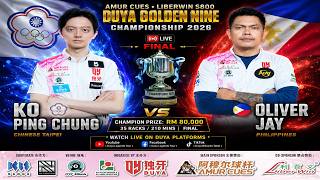 KO PING CHUNG  🆚 🇵🇭 OLIVER JAY | Champion Prize: RM 80,000 | 35 RACKS / 210 MINS | FINAL 18 000 Table