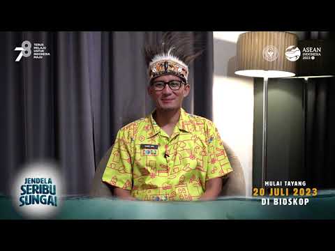 SANDIAGA UNO AJAK NONTON FILM JENDELA SERIBU SUNGAI I 20 JULI 2023 DI BIOSKOP
