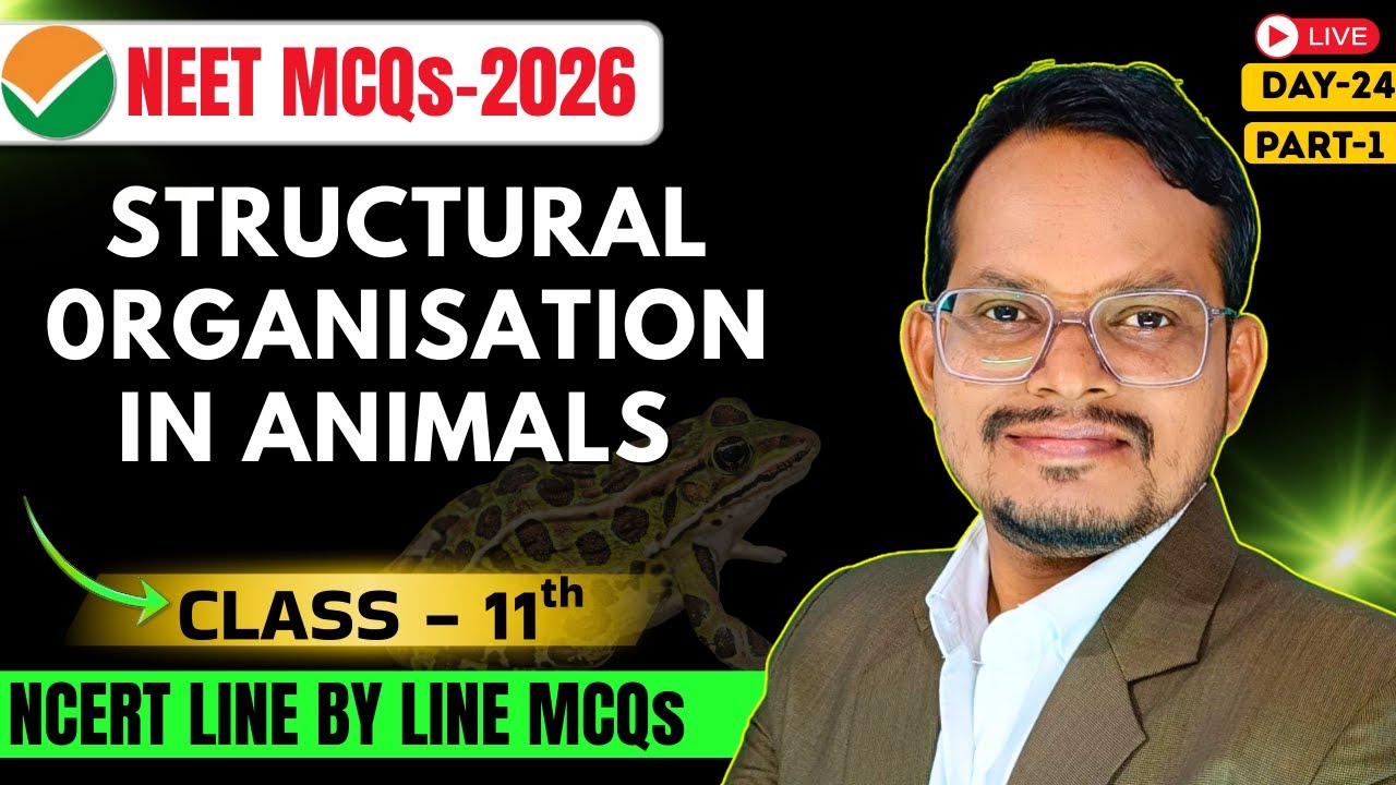 Structural Organisation In Animals Class 11th Biology Part 1 | NEET ...