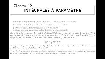Théorème de dérivation successive d
