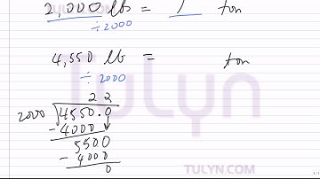 converting from pounds to tons 2