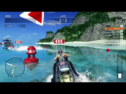 Xbox Series X Aqua Moto Racing Utopia my first race gameplay