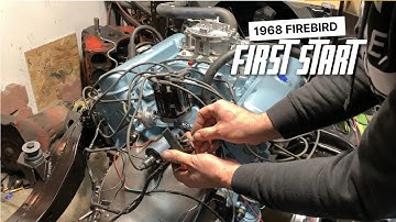Wire it up and fire it up, starting the 1968 Firebird engine for the first time