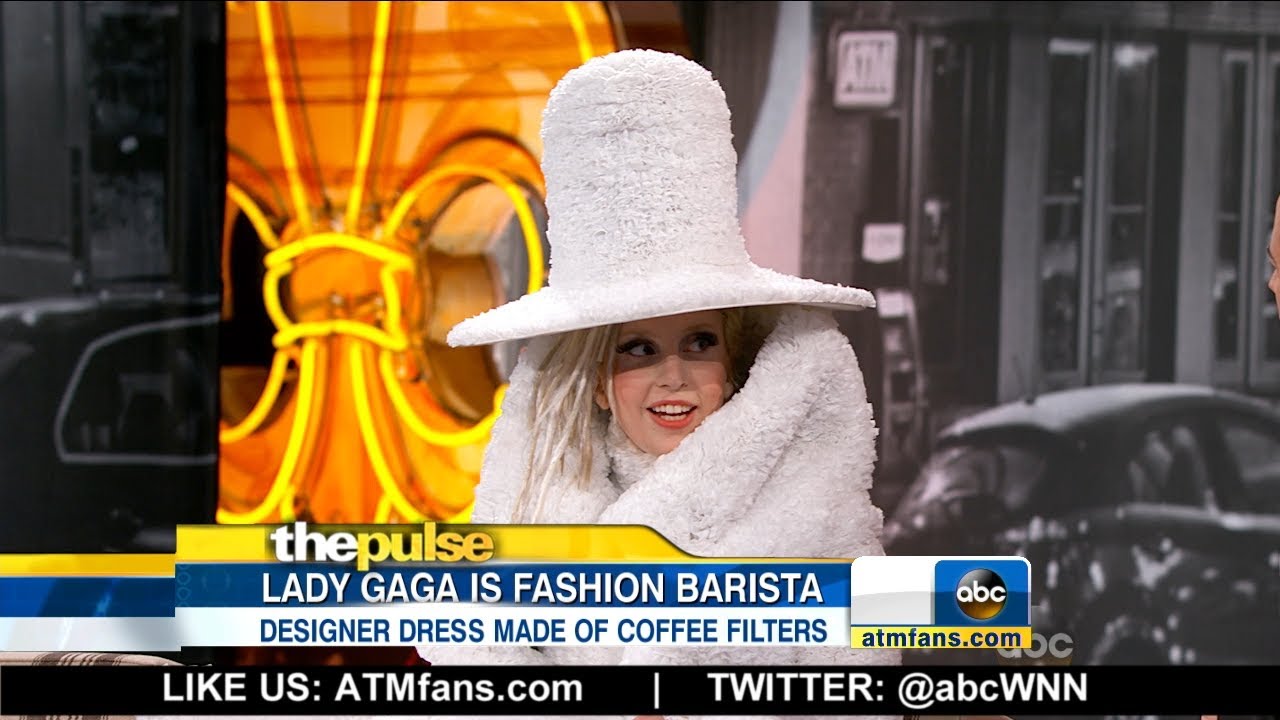 lady gaga coffee filter dress Wears Fun Costumes