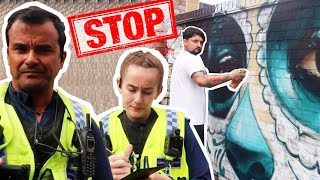 Police Try To Stop Me Painting Massive Mural