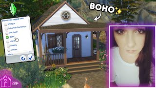 Small Boho Cabin | Sims 4 Speed Build ✨