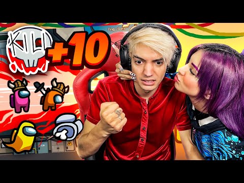 I KISS LILA FOR EVERY KILL IN AMONG US CRACKS