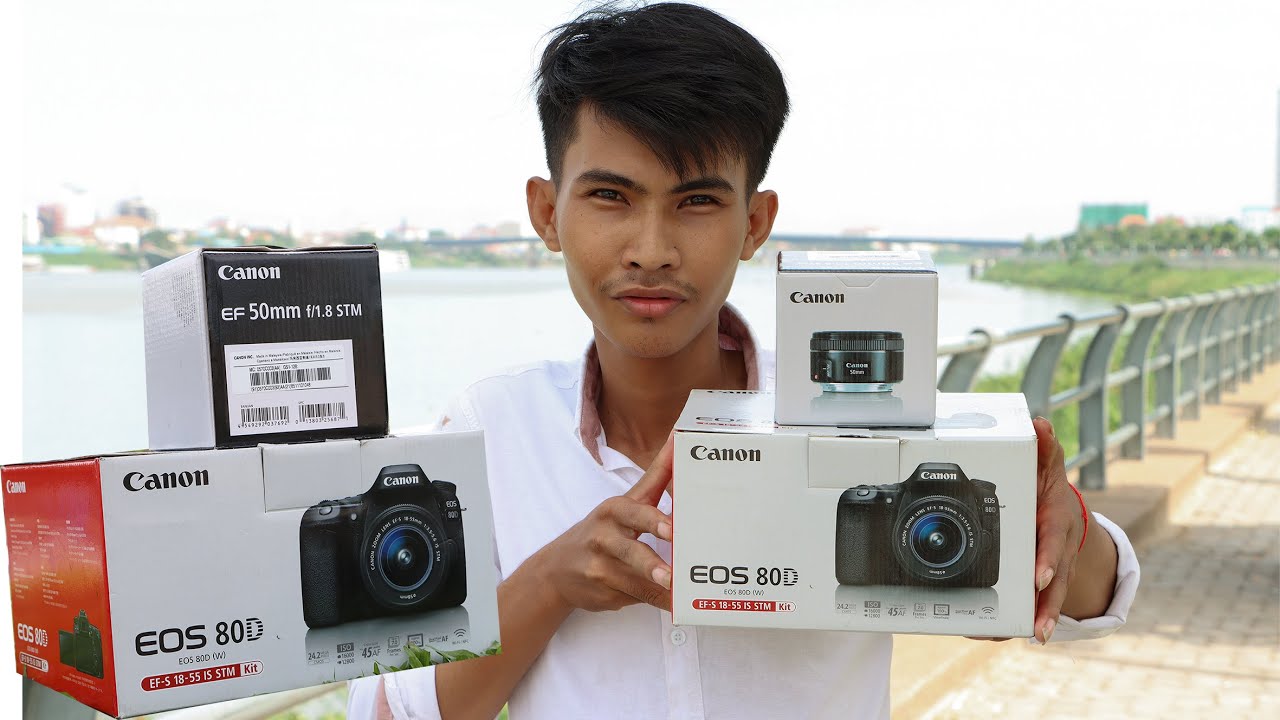 Canon 80D with Lens 50mm 1.8 Unboxing and Test Video Photo By
